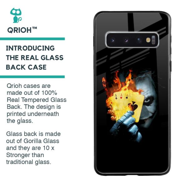 AAA Joker Glass Case for Samsung Galaxy S10 Plus For Discount