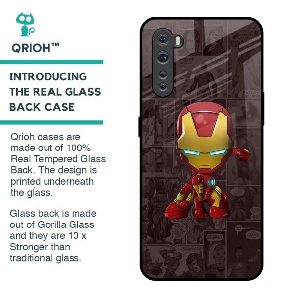 Angry Baby Super Hero Glass Case for OnePlus Nord Discount