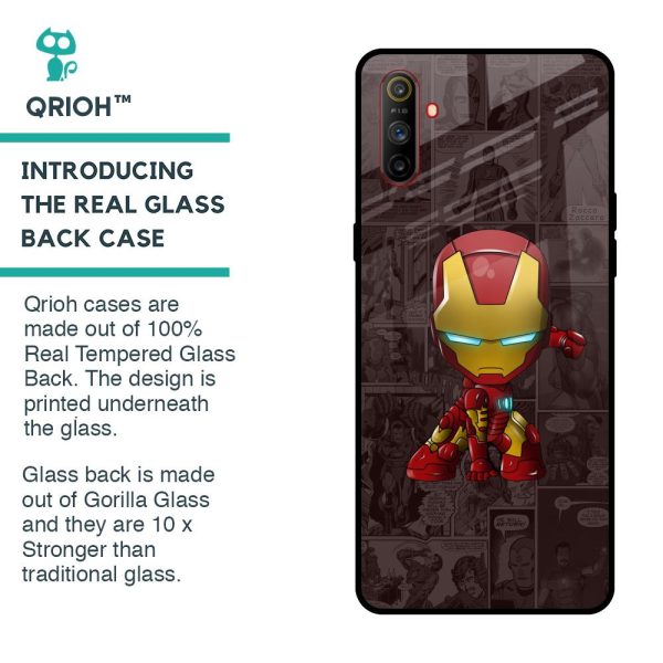 Angry Baby Super Hero Glass Case for Realme C3 Online