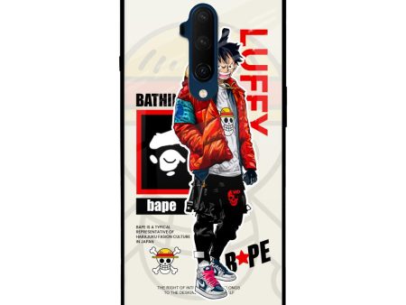 Bape Luffy Glass Case for OnePlus 7T Pro For Sale