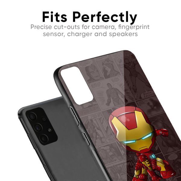 Angry Baby Super Hero Glass Case for Xiaomi Redmi Note 8 Fashion