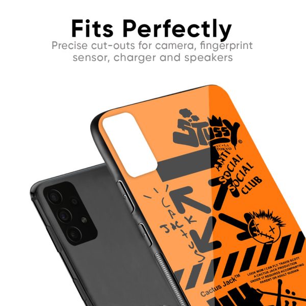 Anti Social Club Glass Case for Samsung Galaxy A31 on Sale