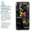 Astro Glitch Glass Case for Samsung Galaxy A30s Online Hot Sale