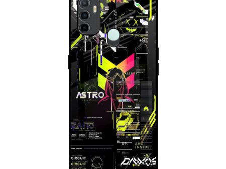 Astro Glitch Glass Case for Oppo A33 For Discount