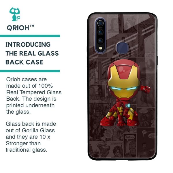 Angry Baby Super Hero Glass Case for Vivo Z1 Pro Fashion