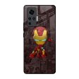 Angry Baby Super Hero Glass Case for Vivo X50 Pro on Sale