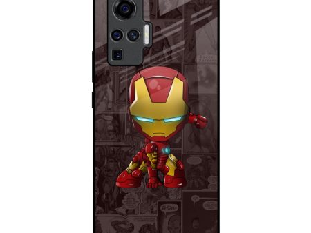 Angry Baby Super Hero Glass Case for Vivo X50 Pro on Sale