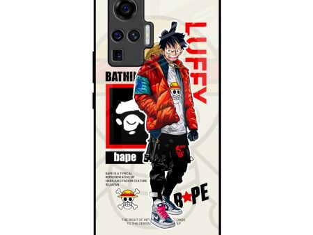 Bape Luffy Glass Case for Vivo X50 Pro Cheap