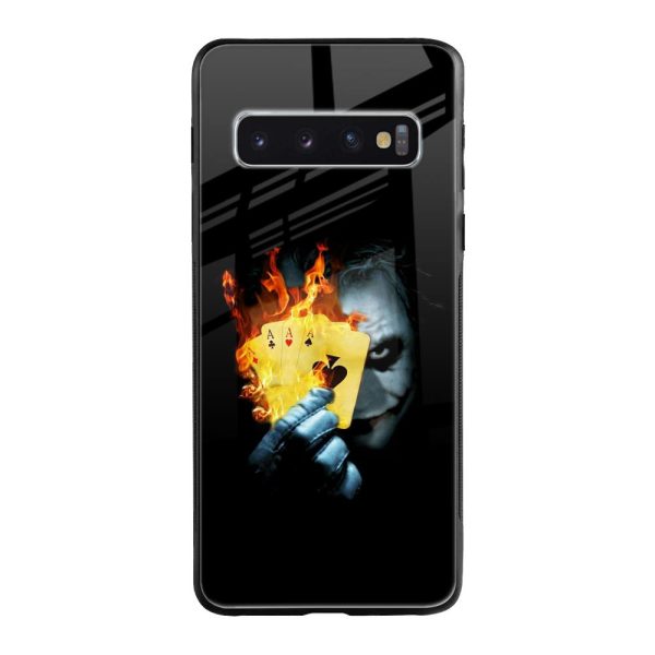 AAA Joker Glass Case for Samsung Galaxy S10 Plus For Discount