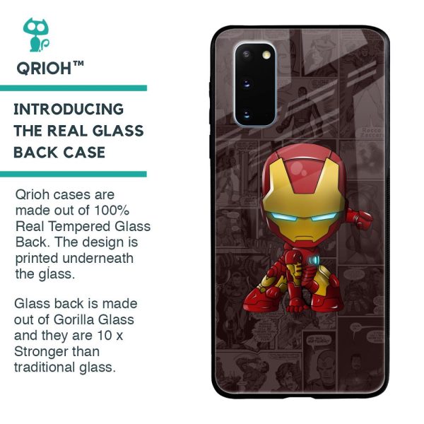 Angry Baby Super Hero Glass Case for Samsung Galaxy S20 Fashion