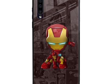 Angry Baby Super Hero Glass Case for Samsung Galaxy A50 For Cheap