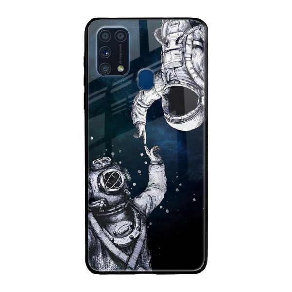 Astro Connect Glass Case for Samsung Galaxy M31 For Cheap