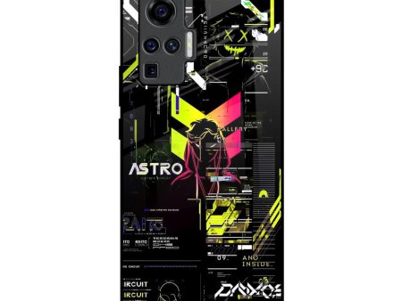 Astro Glitch Glass Case for Vivo X50 Pro Online now