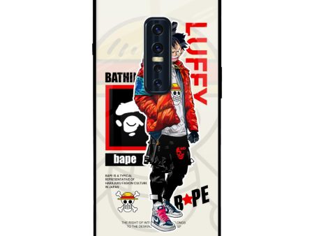 Bape Luffy Glass Case for Vivo V17 Pro Supply