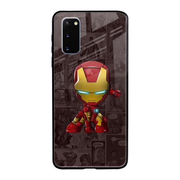 Angry Baby Super Hero Glass Case for Samsung Galaxy S20 Fashion