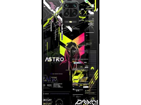 Astro Glitch Glass Case for Redmi Note 9 Pro Max Online