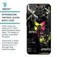 Astro Glitch Glass Case for Redmi Note 9 For Discount