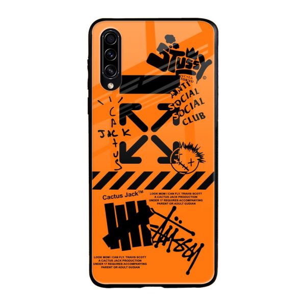 Anti Social Club Glass Case for Samsung Galaxy A30s Supply