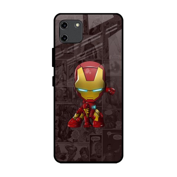 Angry Baby Super Hero Glass Case for Realme C11 Supply