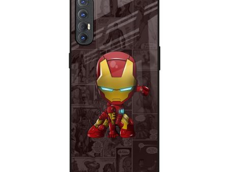 Angry Baby Super Hero Glass Case for Oppo Reno 3 Pro Cheap