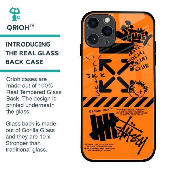 Anti Social Club Glass Case for iPhone 11 Pro Cheap