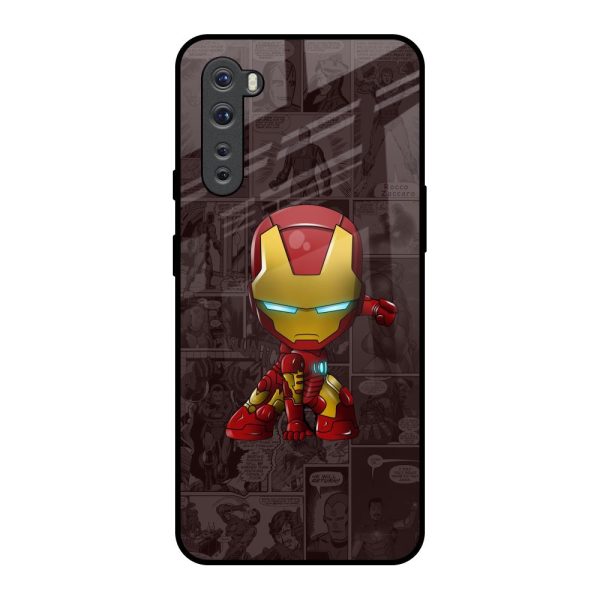 Angry Baby Super Hero Glass Case for OnePlus Nord Discount