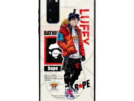 Bape Luffy Glass Case for Samsung Galaxy S20 Online Sale