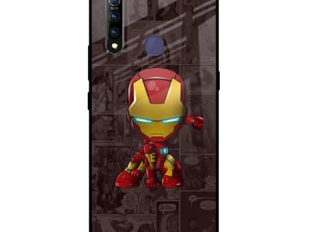 Angry Baby Super Hero Glass Case for Vivo Z1 Pro Fashion