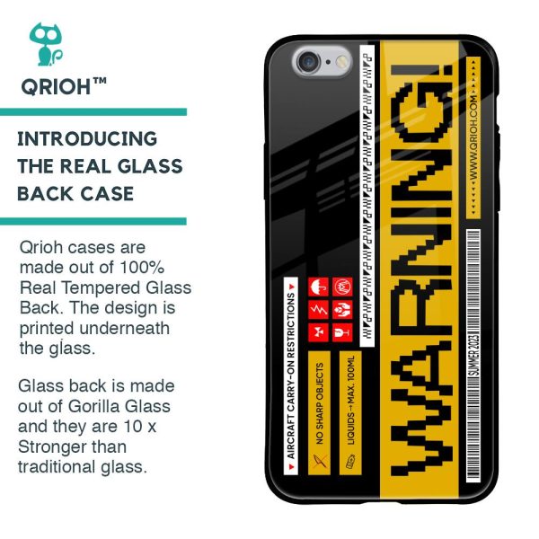 Aircraft Warning Glass Case for iPhone 6S Online Hot Sale