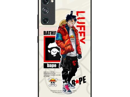 Bape Luffy Glass Case for Samsung Galaxy S20 FE For Cheap