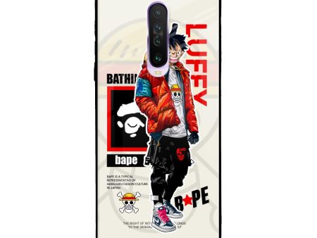 Bape Luffy Glass Case for Poco X2 Online now