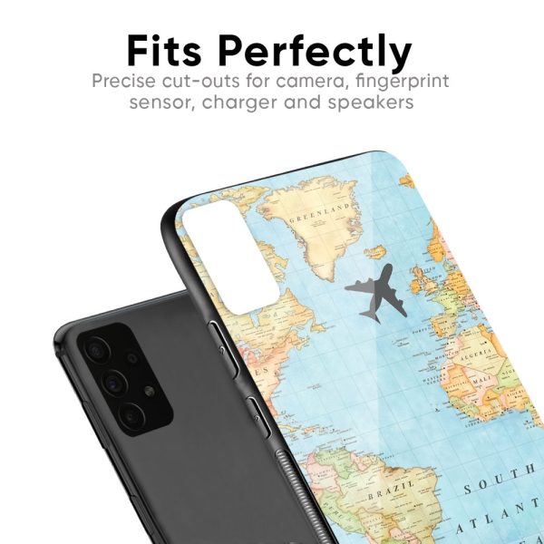 Travel Map Glass Case for Oppo F11 Pro For Sale