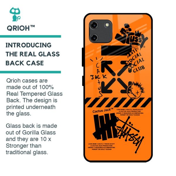 Anti Social Club Glass Case for Realme C11 Cheap