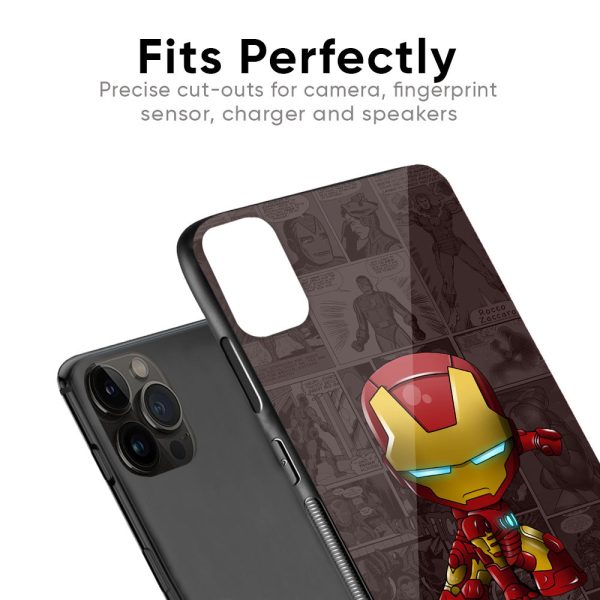 Angry Baby Super Hero Glass Case for iPhone 6S For Sale