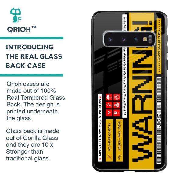 Aircraft Warning Glass Case for Samsung Galaxy S10 Plus Online