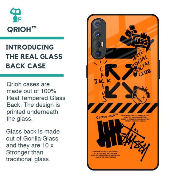 Anti Social Club Glass Case for Oppo Reno 3 Pro Discount