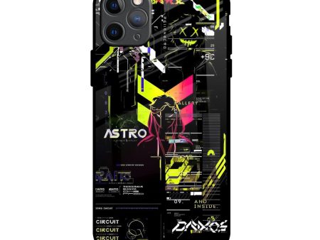 Astro Glitch Glass Case for iPhone 11 Pro Max Online now