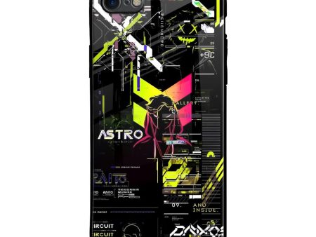 Astro Glitch Glass Case for iPhone SE 2020 For Discount