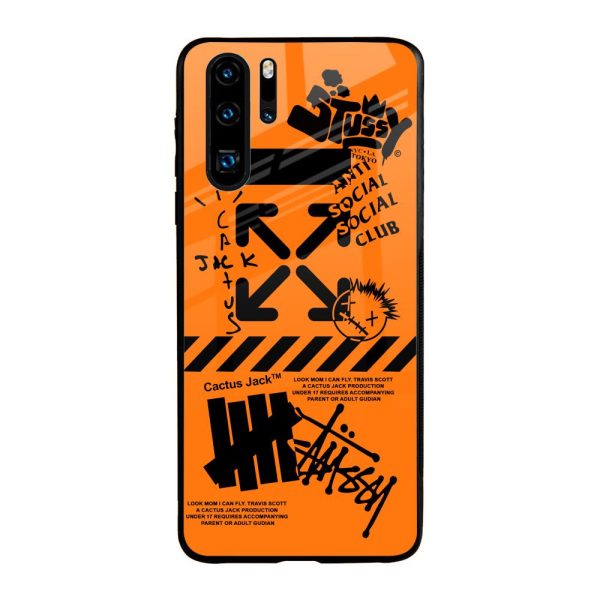 Anti Social Club Glass Case for Huawei P30 Pro Hot on Sale