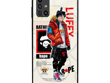 Bape Luffy Glass Case for Samsung Galaxy M31s Online