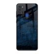 Dark Blue Grunge Glass Case for Samsung A21s Hot on Sale