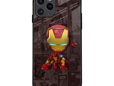 Angry Baby Super Hero Glass Case for iPhone 11 Pro Cheap