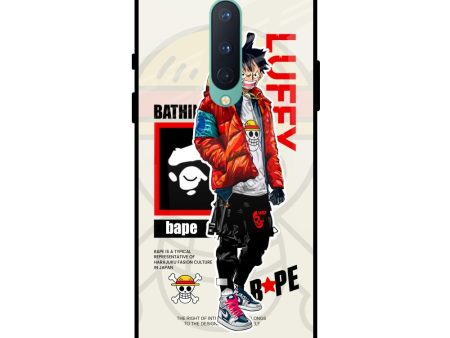 Bape Luffy Glass Case for OnePlus 8 Discount