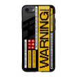 Aircraft Warning Glass Case for iPhone SE 2020 Fashion