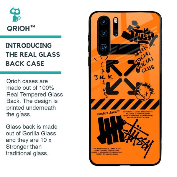 Anti Social Club Glass Case for Huawei P30 Pro Hot on Sale