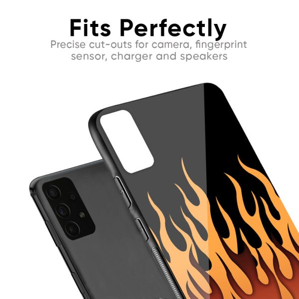 Fire Flame Glass Case for Realme C3 Online Hot Sale