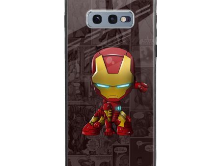 Angry Baby Super Hero Glass Case for Samsung Galaxy S10E on Sale