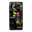 Astro Glitch Glass Case for Samsung Galaxy A50 Online Sale