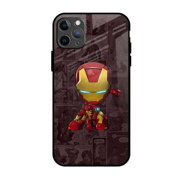 Angry Baby Super Hero Glass Case for iPhone 11 Pro Max Fashion