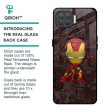 Angry Baby Super Hero Glass Case for Oppo F17 Pro Fashion